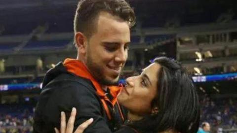 José Fernández y su esposa Carla Mendoza.