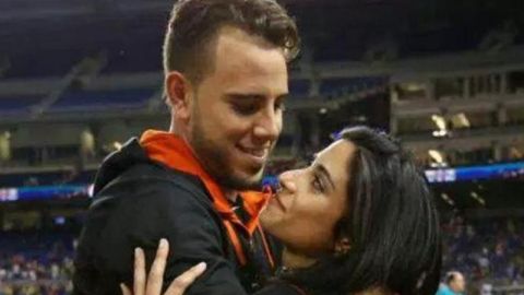 José Fernández y su esposa Carla Mendoza.