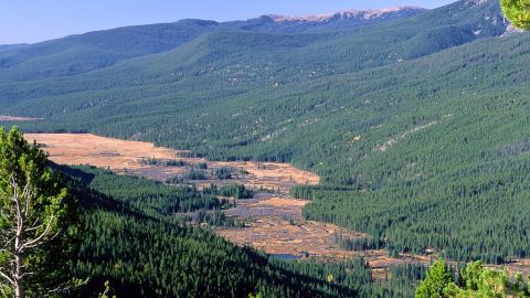 Valle Kawuneeche en el río Colorado.