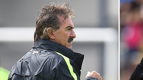 Ricardo La Volpe y Hugo Sanchez