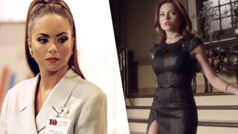 Lucero en el personaje de Maria Paula en "Lazos De Amor" y Angelique Boyer en su contraparte Ana Leticia en "Tres Veces Ana"