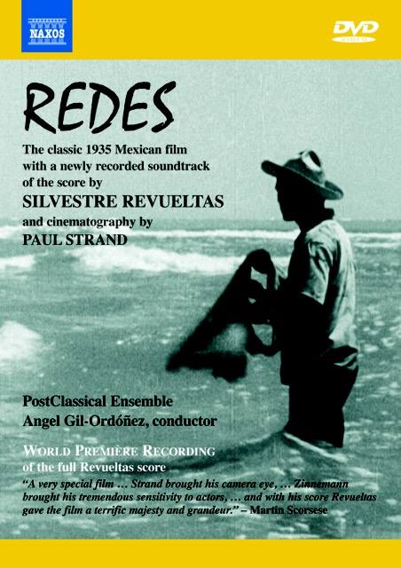 El recién lanzado DVD de la película mexicana 'Redes' con una nueva grabación de la banda sonora de la música de Silvestre Revueltas interpretada por el PostClassical Ensemble dirigido por Ángel Gil Ordóñez.