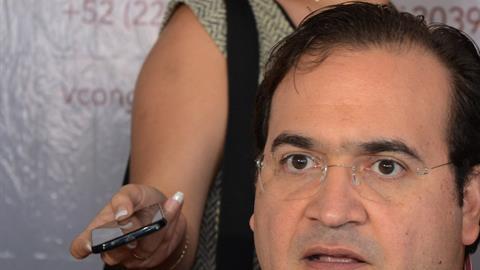 Javier Duarte, gobernador con licencia de Veracruz.