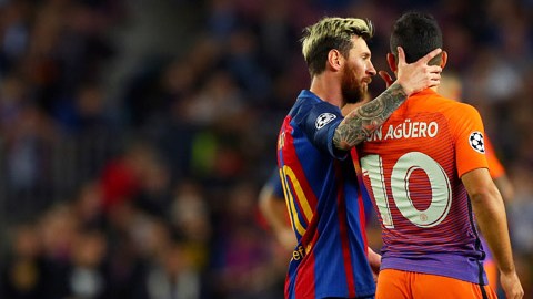 Lionel Messi y Sergio Aguero