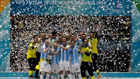 Argentina, camepon de futsal