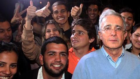 Alvaro Uribe, ex presidente de Colombia.