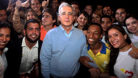 Alvaro Uribe, ex presidente de Colombia.