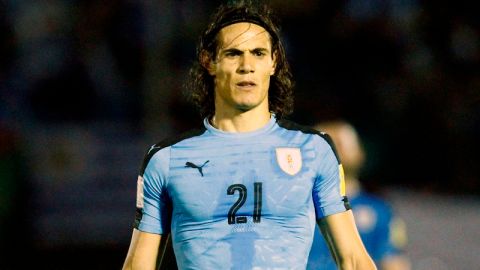 El uruguayo Edinson Cavani es el mandamás en el territorio de goleadores del torneo eliminatorio de Conmebol.