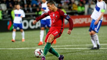 Cristiano Ronaldo bajó sustancialmente su cuota goleadora de hace unos días con Portugal.