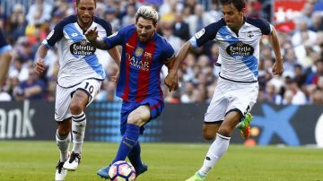 Lionel Messi ante Deportivo La Coruna
