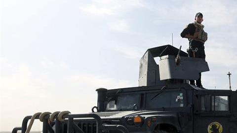Miembros de las fuerzas especiales iraquíes en Mosul.