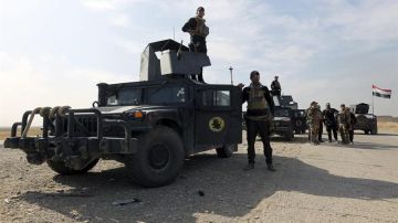 Miembros de las fuerzas especiales iraquíes en Mosul.