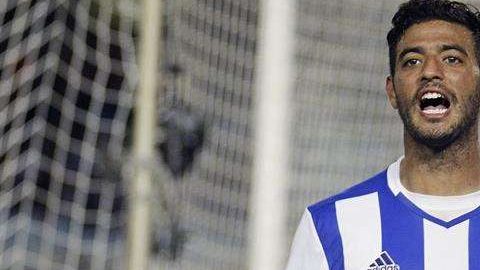 Carlos Vela no pudo hacerle gol al Alavés.