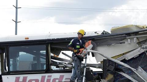 El accidente se cobró la vida de 13 personas la mañana del domingo (Foto: EFE)