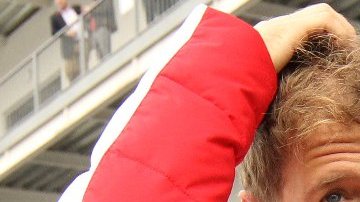 Sebastian Vettel estaba hecho una furia al final del GP de México.