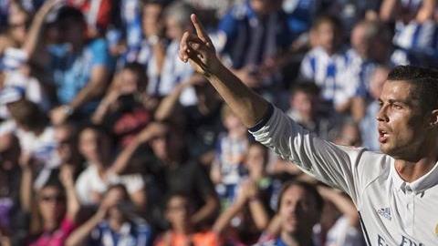 Triplete de Cristiano Ronaldo ante Alaves