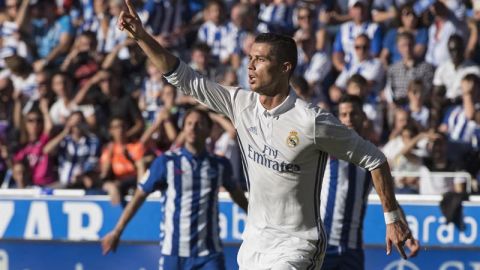 Triplete de Cristiano Ronaldo ante Alaves