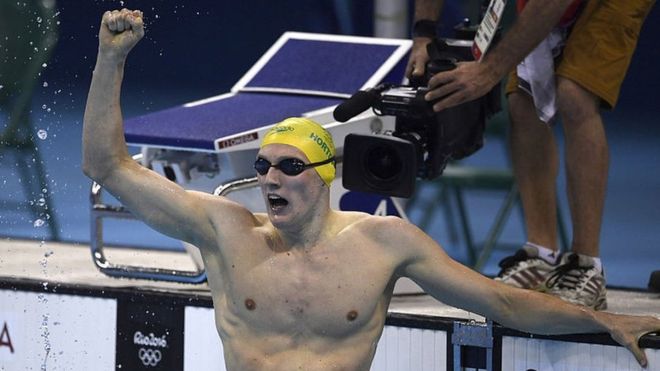 El nadador australiano Mack Horton ganó la medalla de oro en la competencia de los 400 metros estilo libre en los Juegos Olímpicos de Río 2016.
