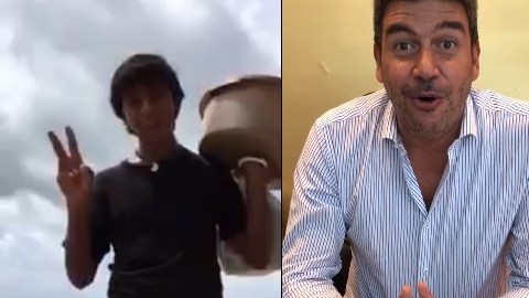 Con la ayuda de redes sociales, Francisco Orihuela Ramírez (izq.) y Arturo Elías Ayub se hicieron amigos.