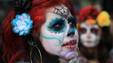 Desfile de Catrinas en la capital mexicana.