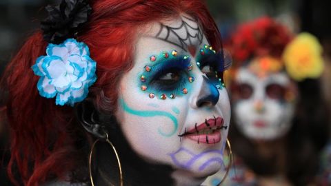 Desfile de Catrinas en la capital mexicana.