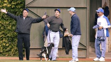 En 2003, unos aficionados metieron una cabra al campo de Wrigley Field tratando de revertir la maldición de "Billy Goat". Los Cachorros están a tres victorias de acabar con su historia de lamentos.