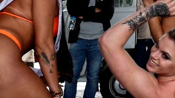 Danny Morais, aspirante al título de Miss Bumbum 2016.