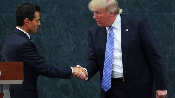 Enrique Peña Nieto y Donald Trump.