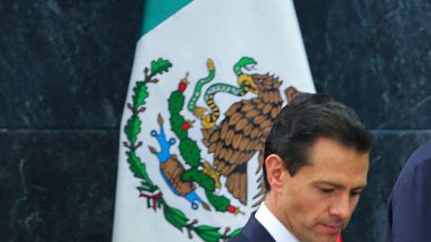 La polémica visita a México.