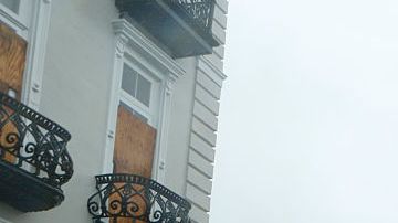 Los daños tras el paso del huracán.