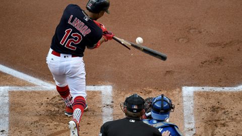 Francisco Lindor pelea por ser el "MVP" de la Liga Americana.