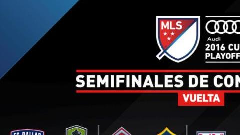 Los horarios de la vuelta de las semifinales de conferencia de la MLS están definidos.