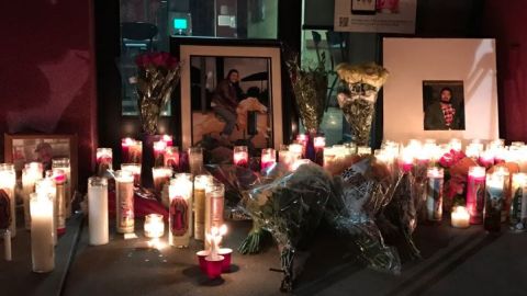 Familiares y amigos se reunieron en memoria de Juan Vidal en El Monte.