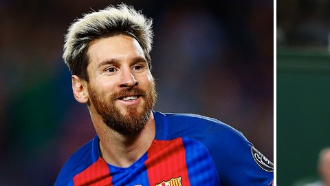 Lionel Messi y Roger Federer