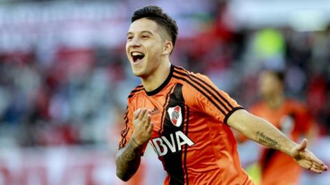 Sebastián Driussi, goleador del River Plate.