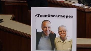 El congresista Luis Gutiérrez ha hecho campaña para que el Presidente Obama libere a Oscár López Rivera.