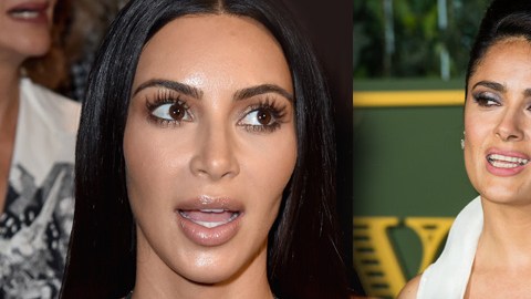 Kim Kardashian y Salma Hayek