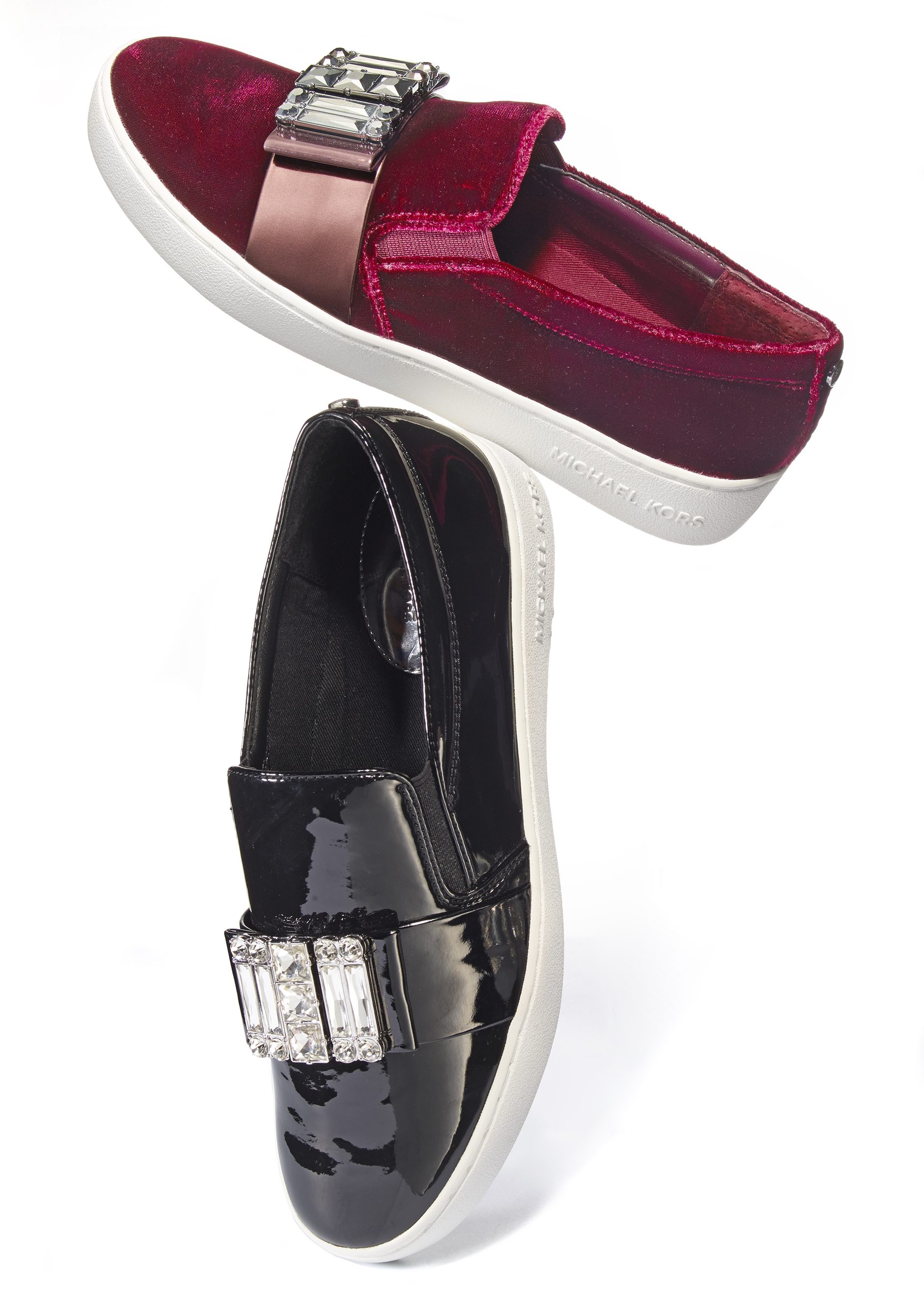Zapatos 'loafer' presentados por la compañía Michael_Kors. Costo: $160