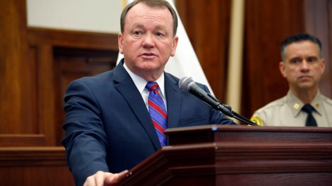 El sheriff del condado de Los Ángeles, Jim McDonnell.