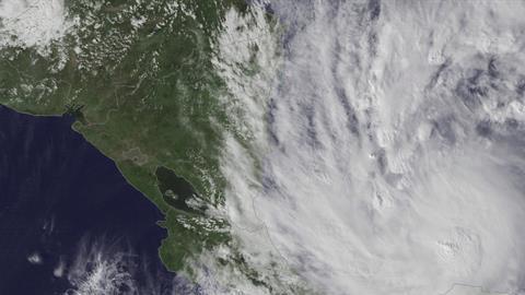 El avance de Otto por Centroamérica.