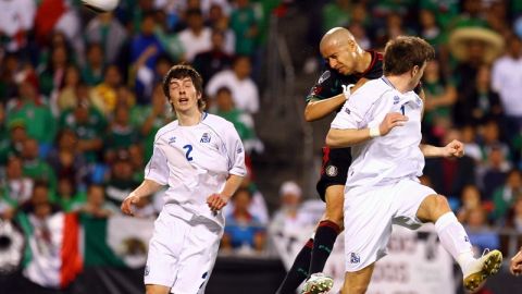 México e Islandia en su partido de 2010 jugado en Charlotte.