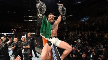 UFC está maniobrando para despojar a McGregor de su corona de 145 y convertir al monarca interino José Aldo como el campeón indiscutido de esa división.