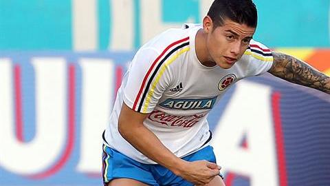 James Rodriguez, delantero de Colombia