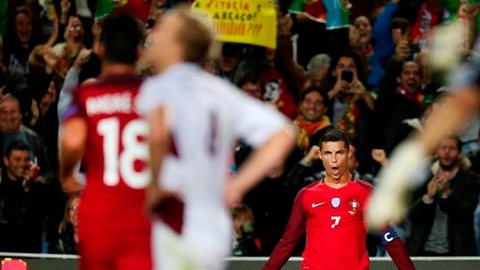 Cristiano Ronaldo enderezó el rumbo de Portugal este domingo.