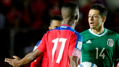 Javier Hernández volvió a quedarse en cero ante Panamá.