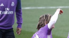 Gareth Bale entrenando