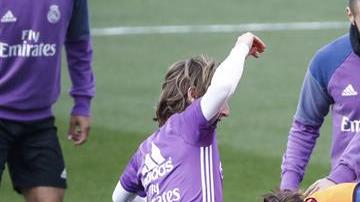 Gareth Bale entrenando