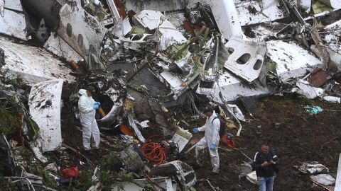 Se estrella avion del Chapecoense