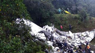 Se estrella avion del Chapecoense