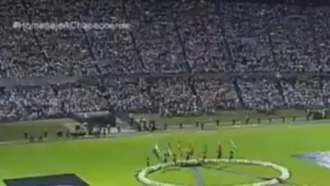 Impresionante lleno en el Atanasio Girardot de Medellín para homenajear al Chapecoense.